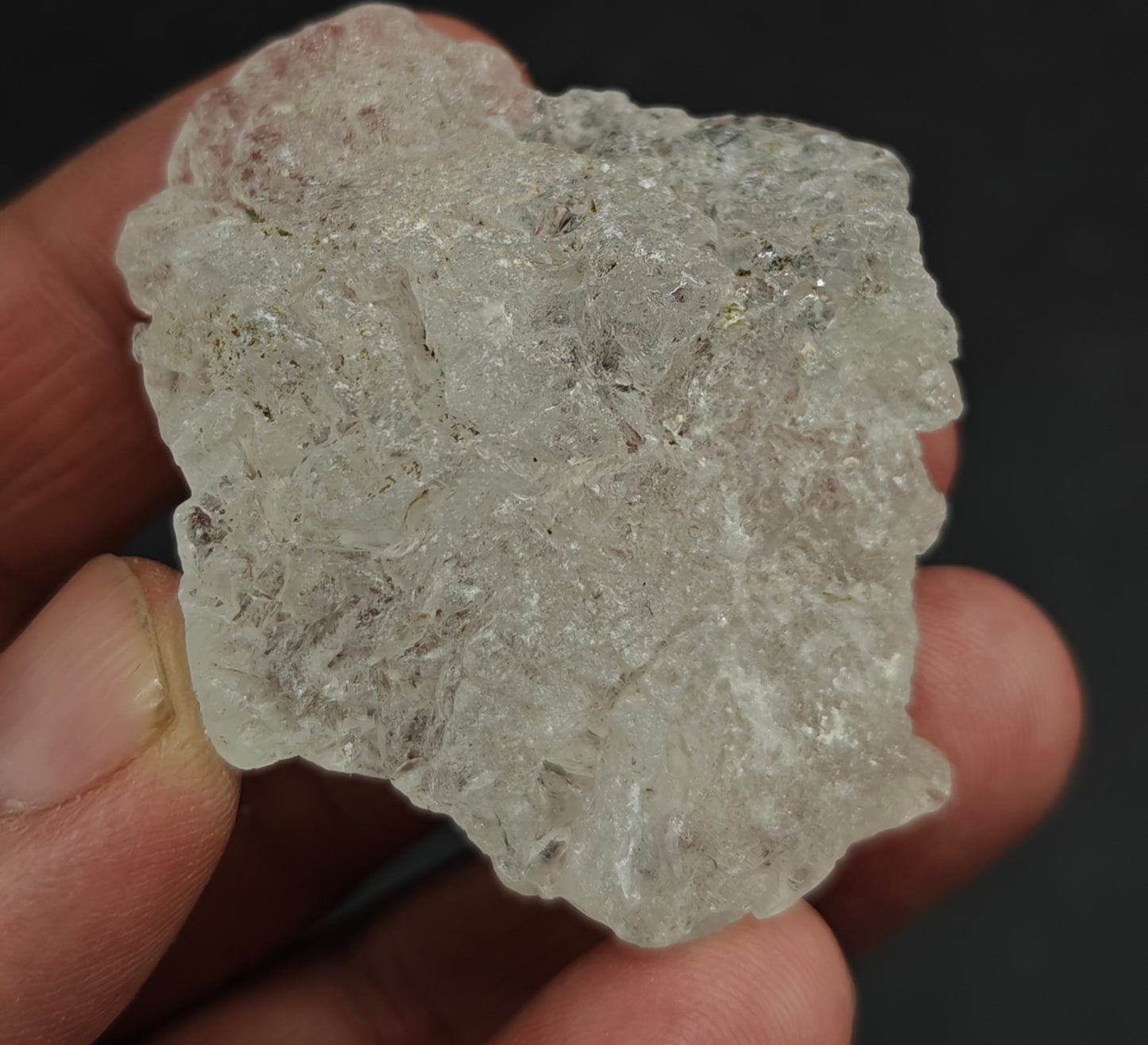 Natural etched pollucite 46 grams