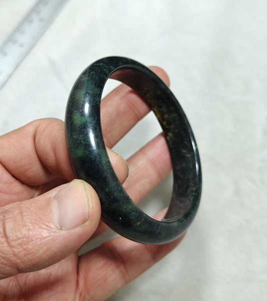 65 mm Size natural serpentine Bangle