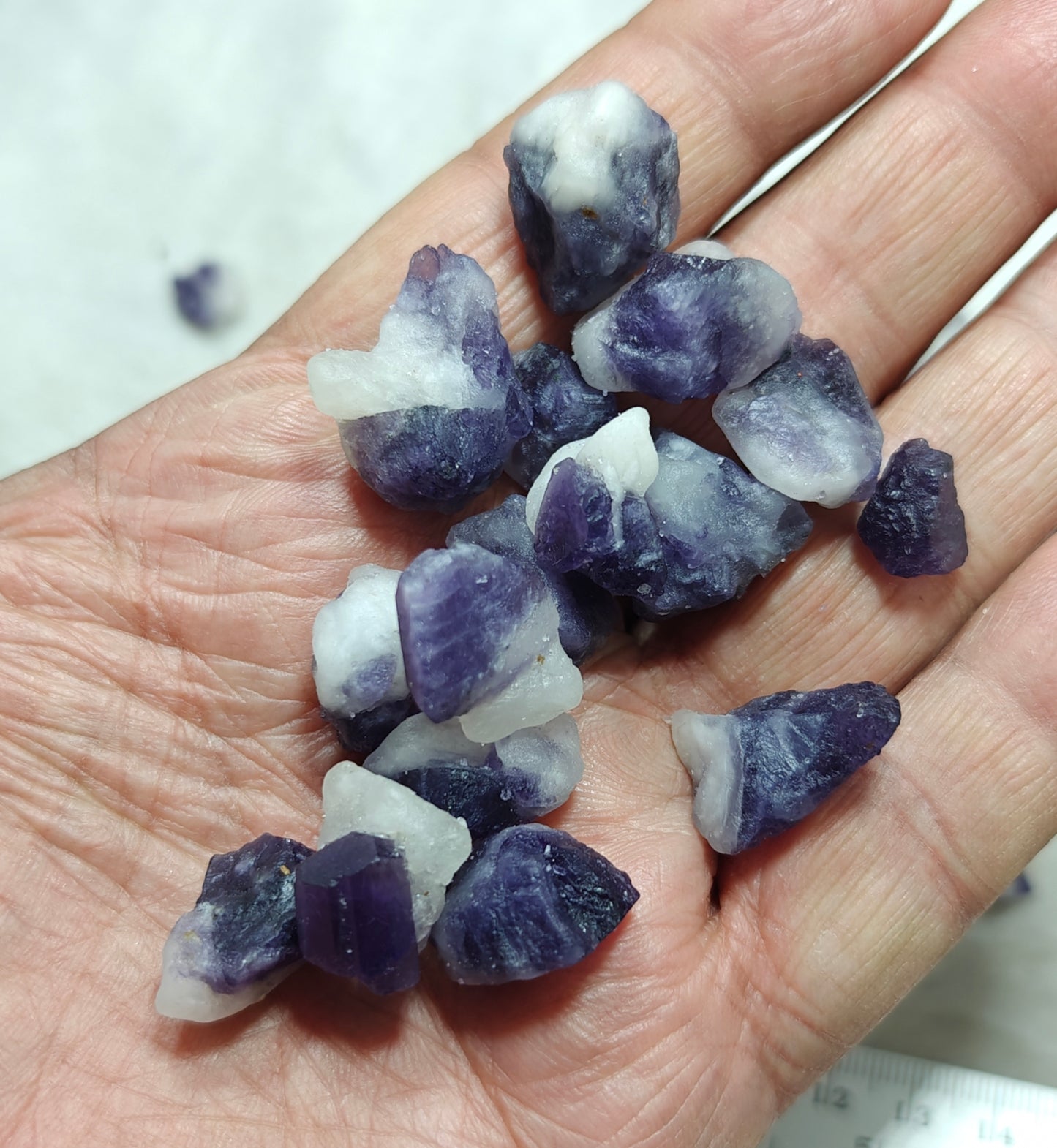 Purple scapolite collection 190 grams