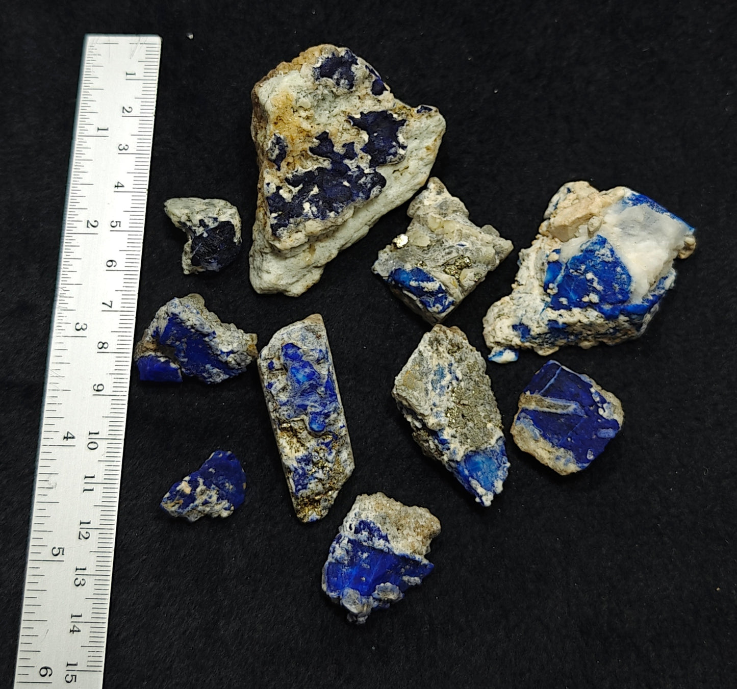 Lazurite sodalite collection 225 grams