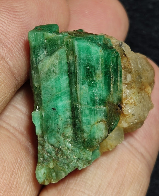 Natural Emerald Crystal on Matrix 16 grams