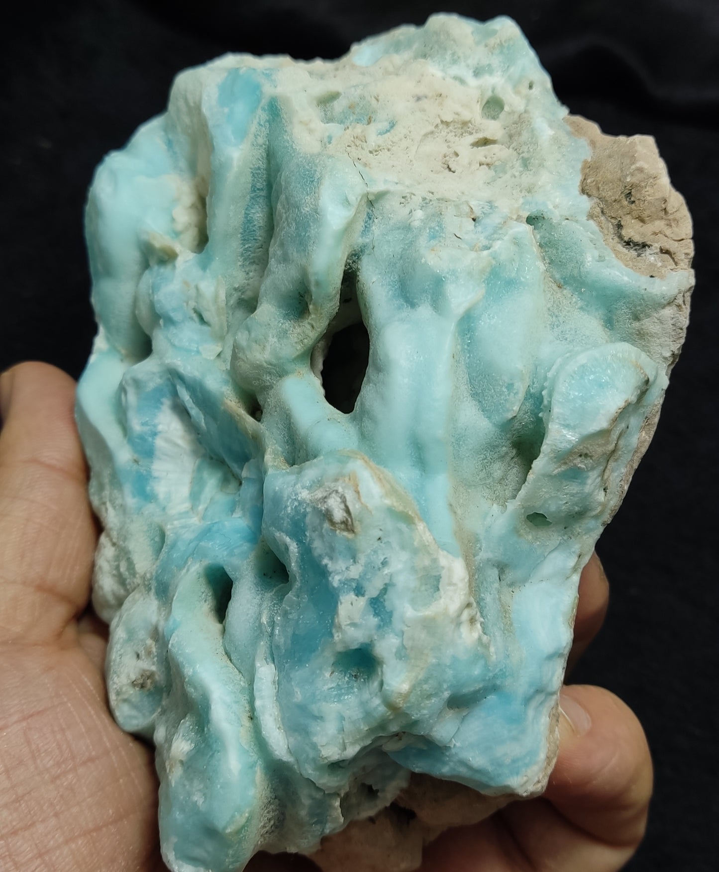 Natural Blue Aragonite 754 grams