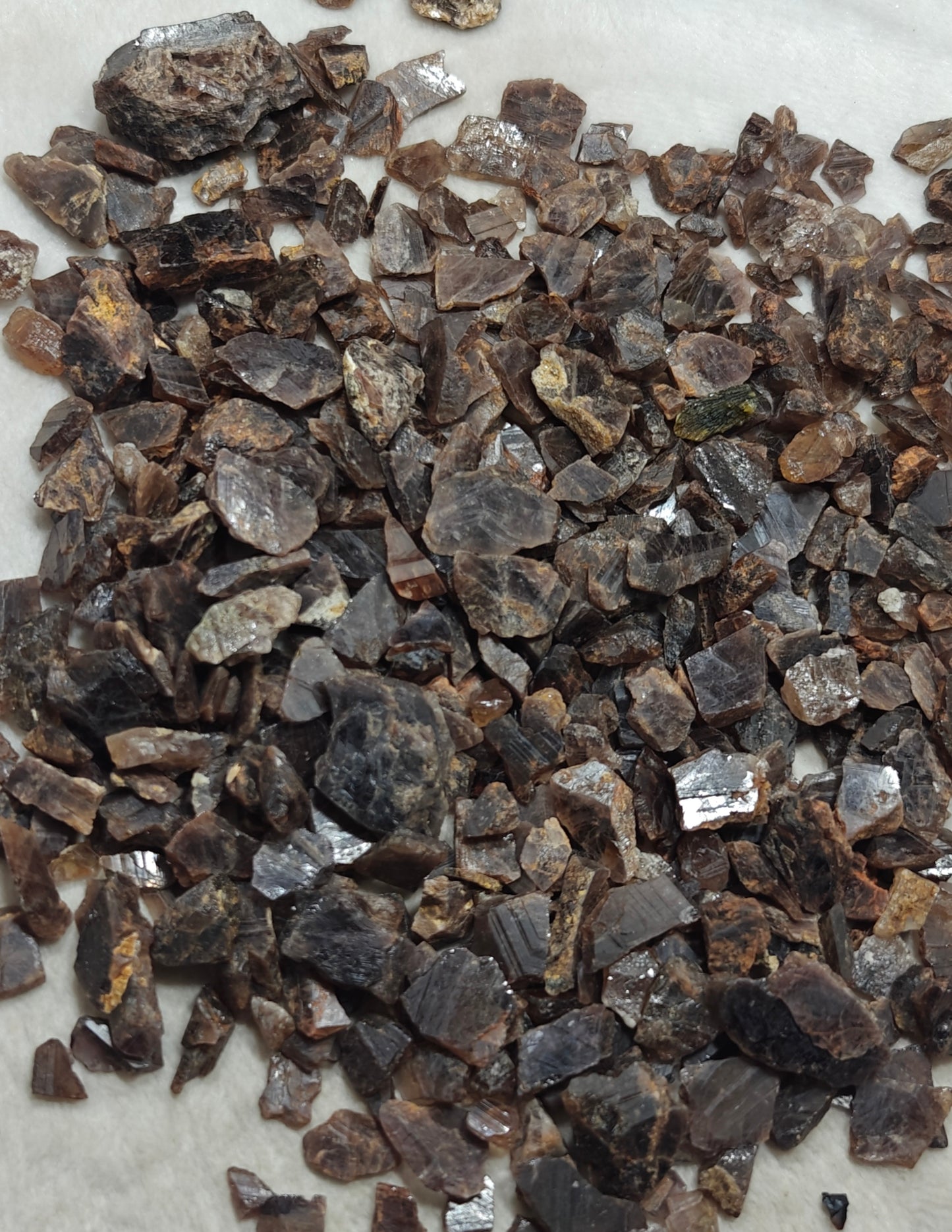 Natural axinite crystals 700 grams