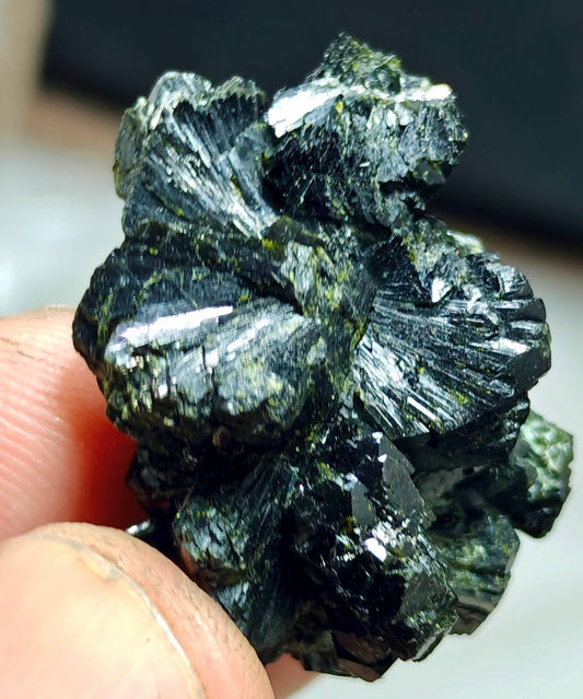 Bowtie Epidote spray cluster 23 grams