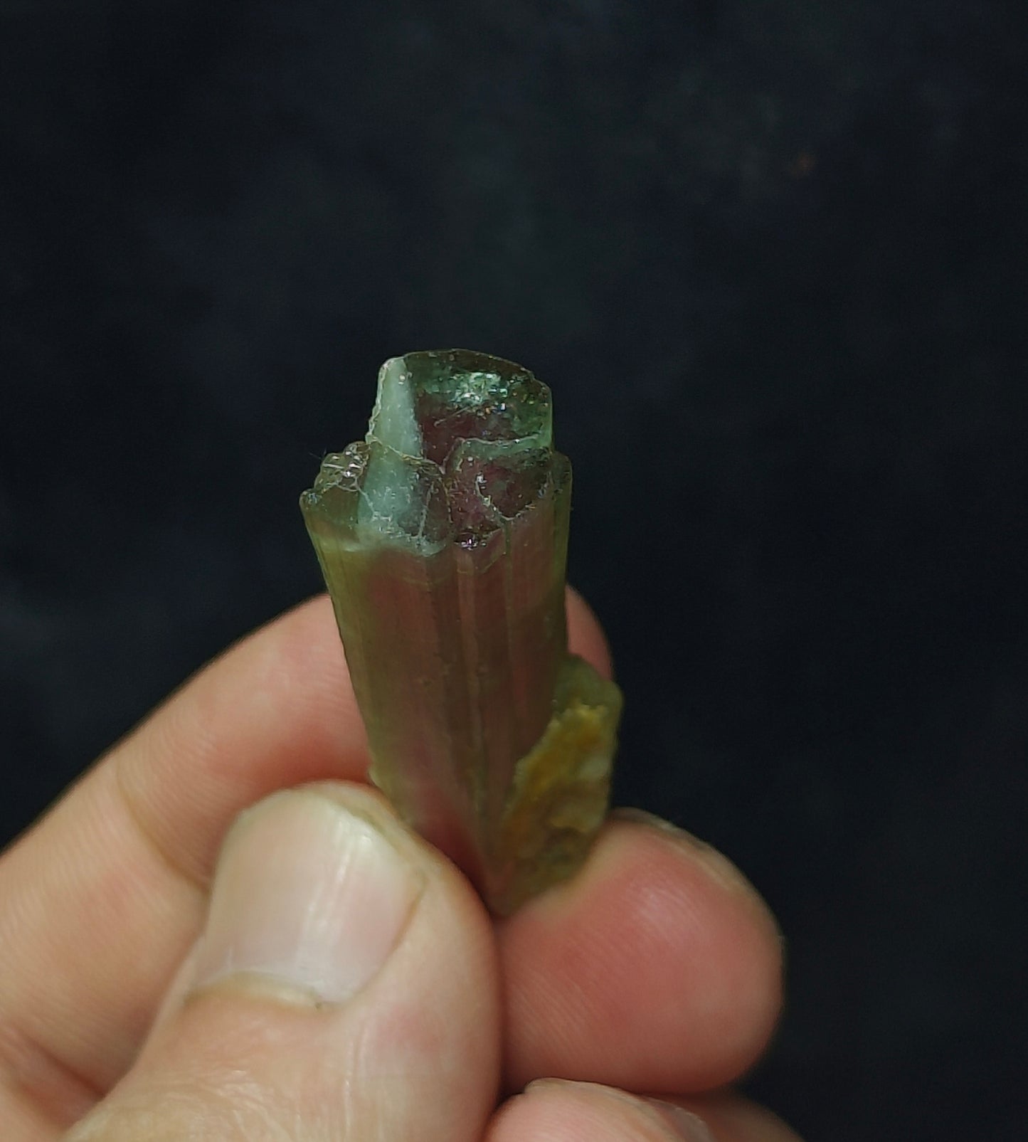 Natural watermelon Tourmaline crystal 45 carats