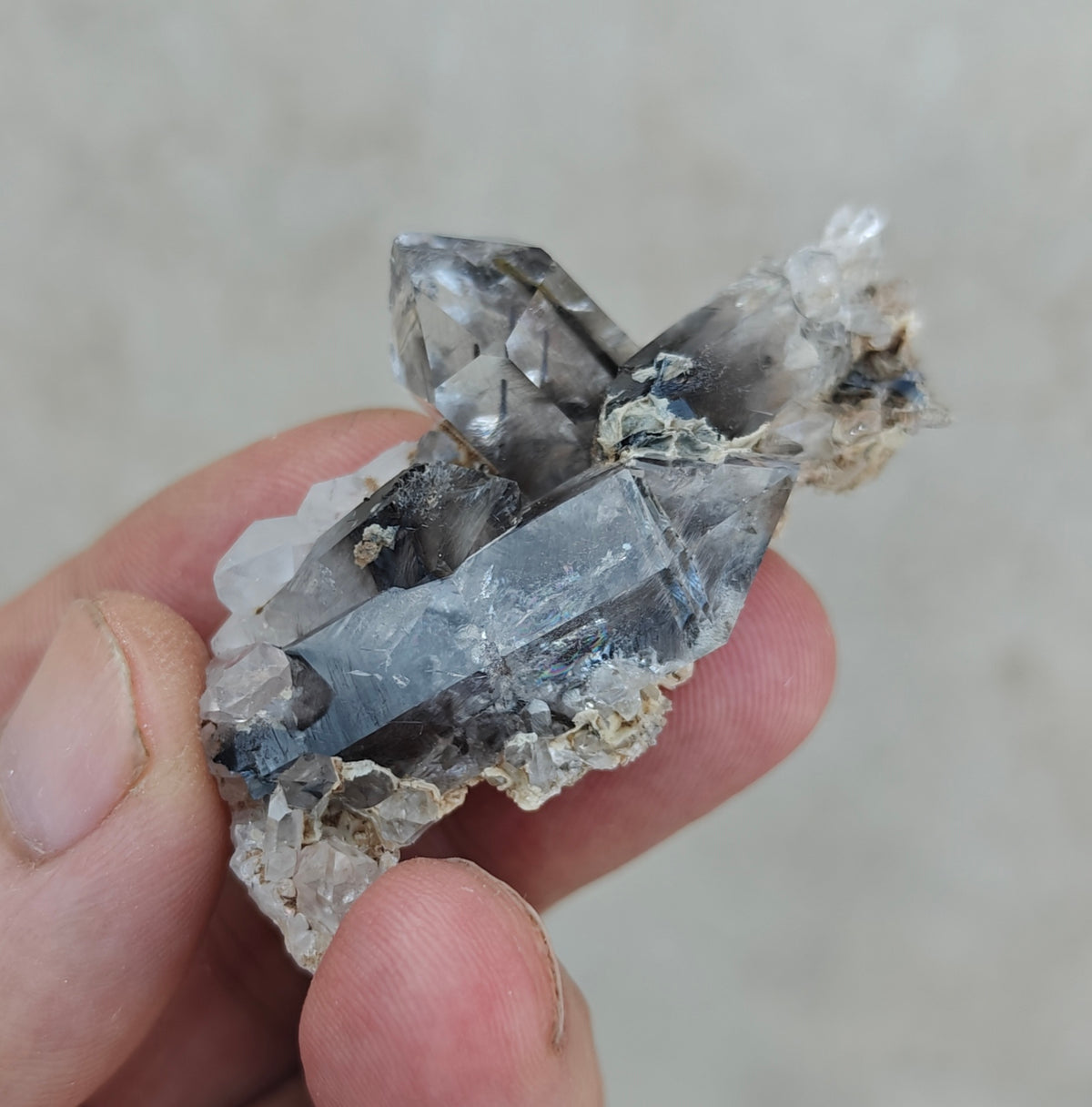 Brookite included Quartz Crystal specimen 24 grams