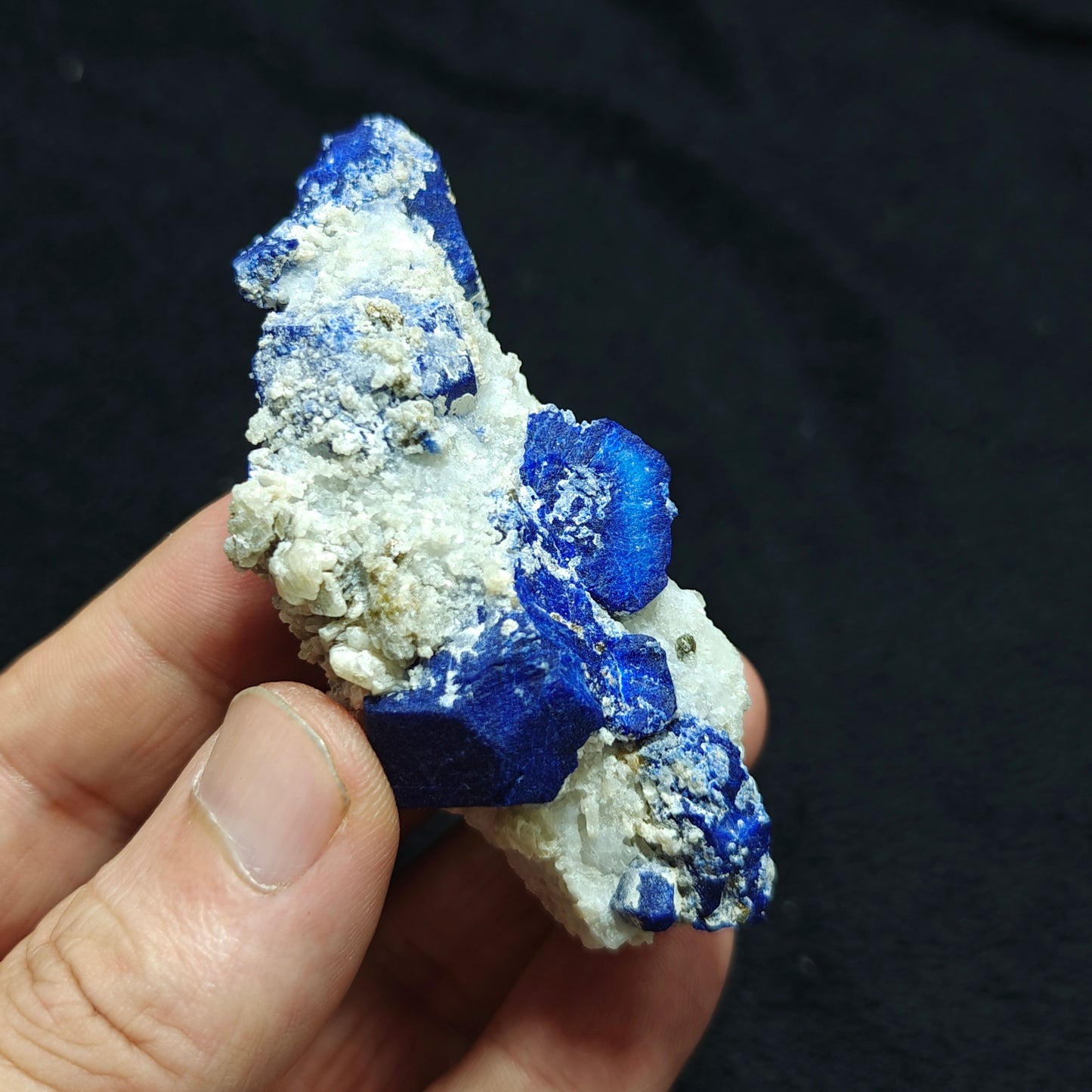 Natural Lazurite/afghanite on matrix with Pyrite 90 grams