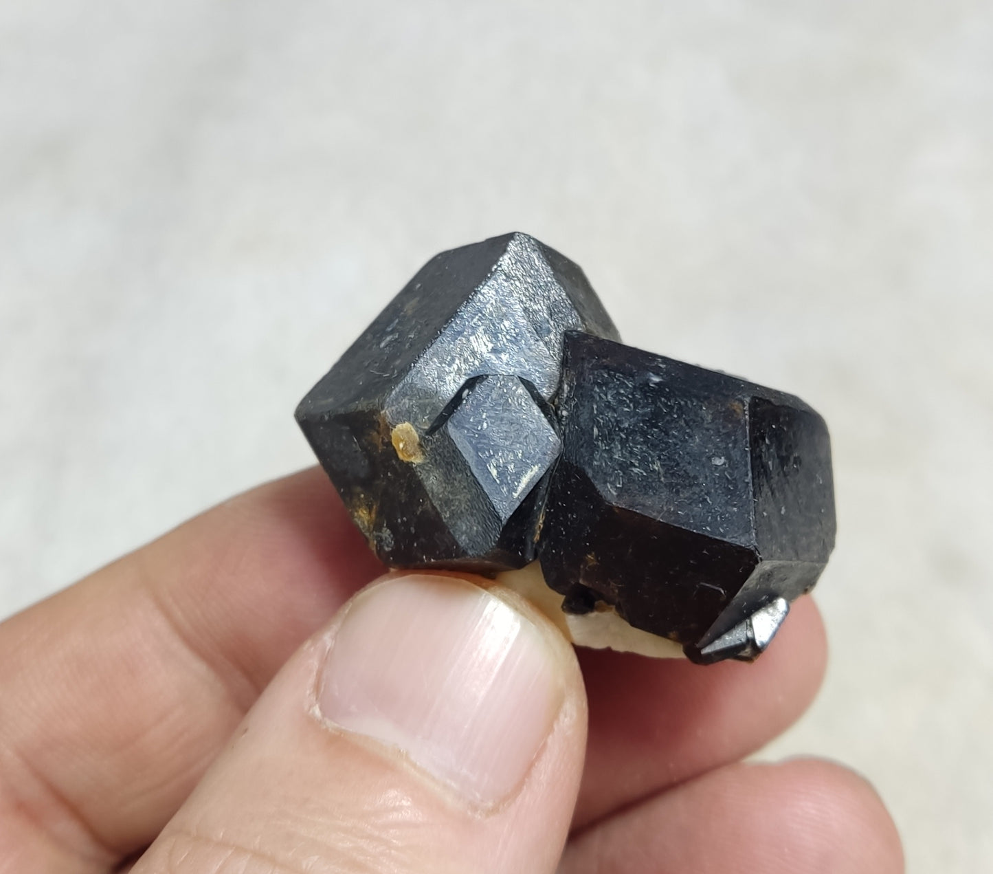 Natural Twin Andradite Garnets Specimen 36 grams