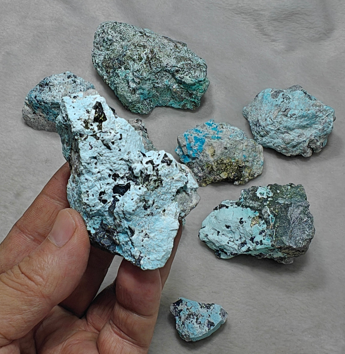 Lot of Natural turquoise 1 kg