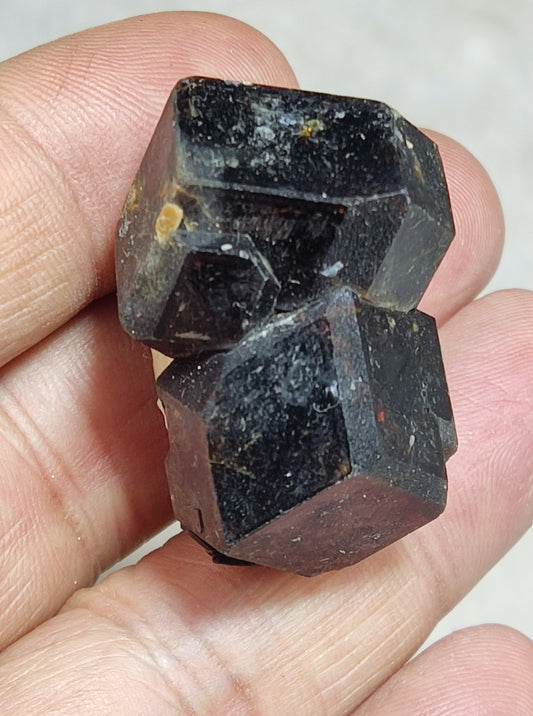 Natural Twin Andradite Garnets Specimen 36 grams