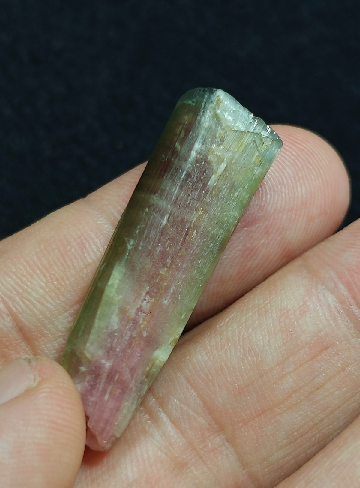 Natural watermelon Tourmaline crystal 45 carats