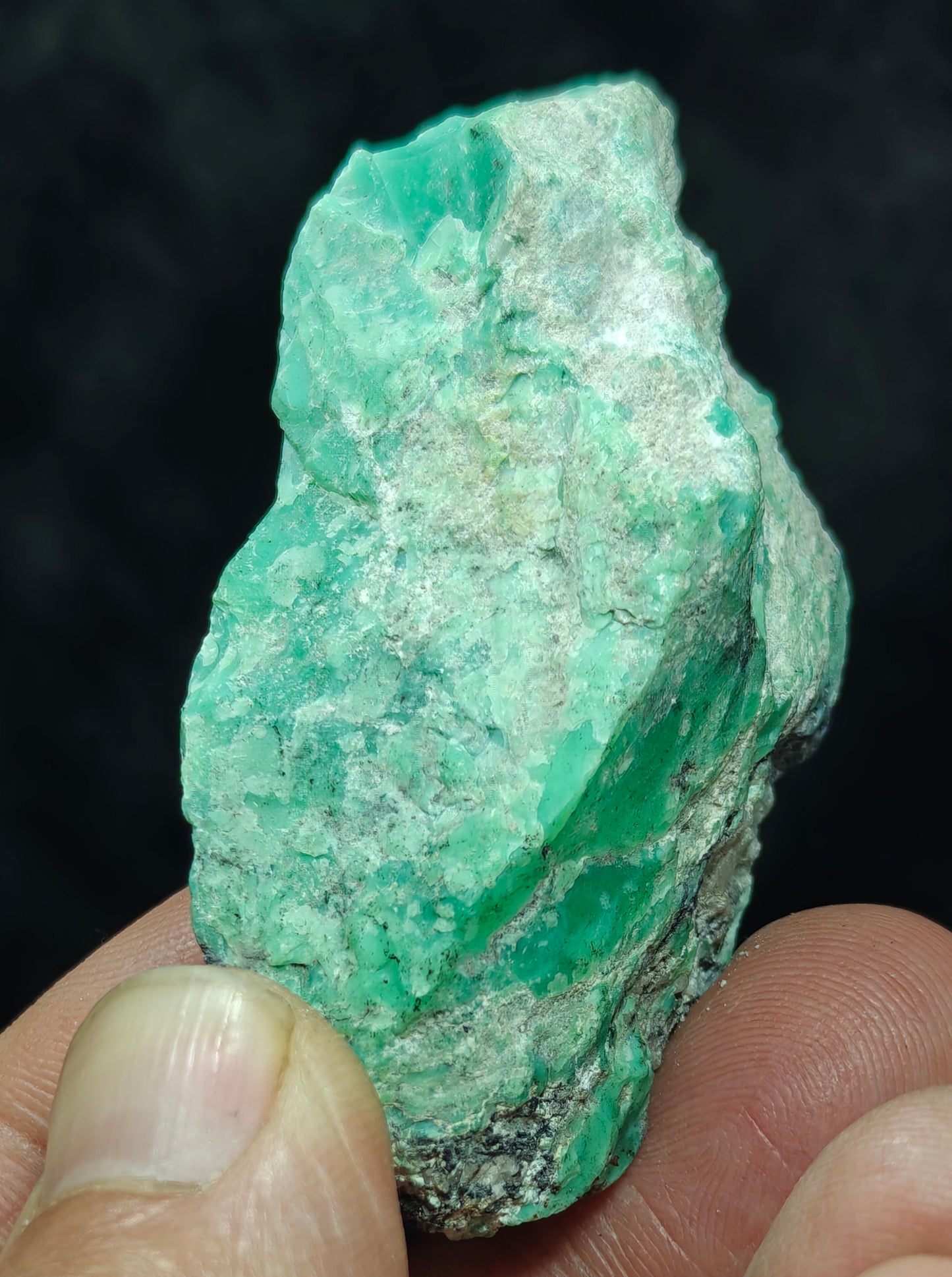 Natural green variscite chunk 48 grams