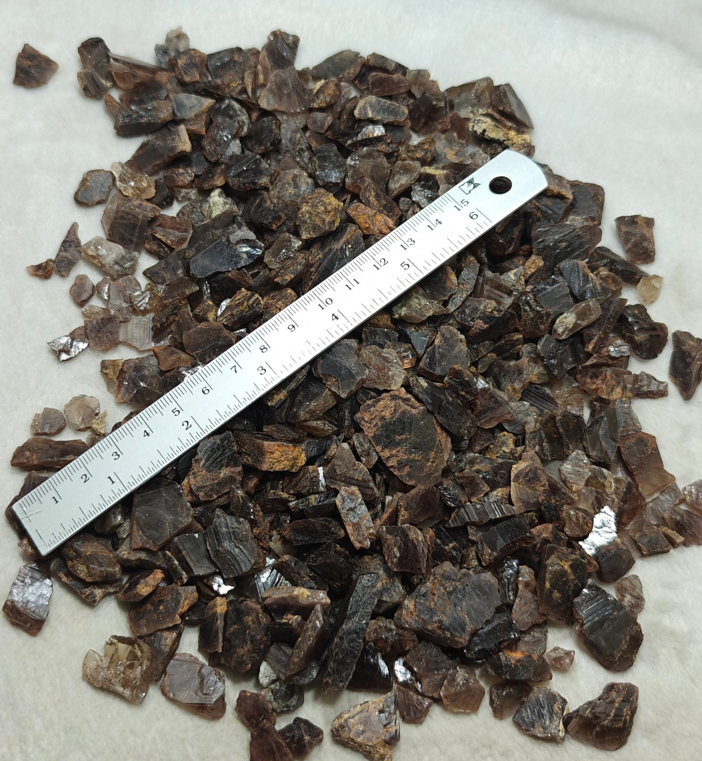 Natural axinite crystals 700 grams