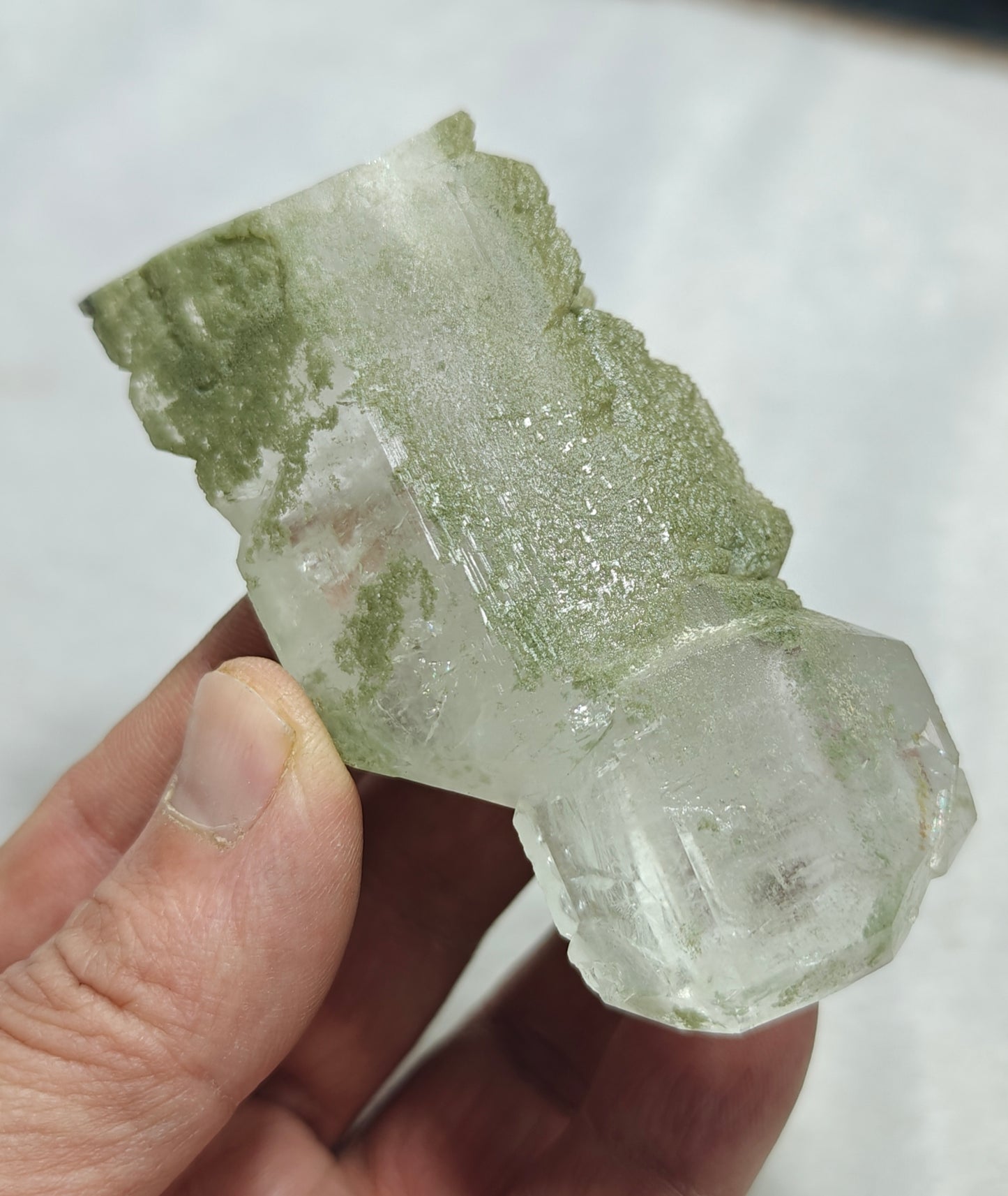 Faden/Chlorite Quartz Crystal 127 grams