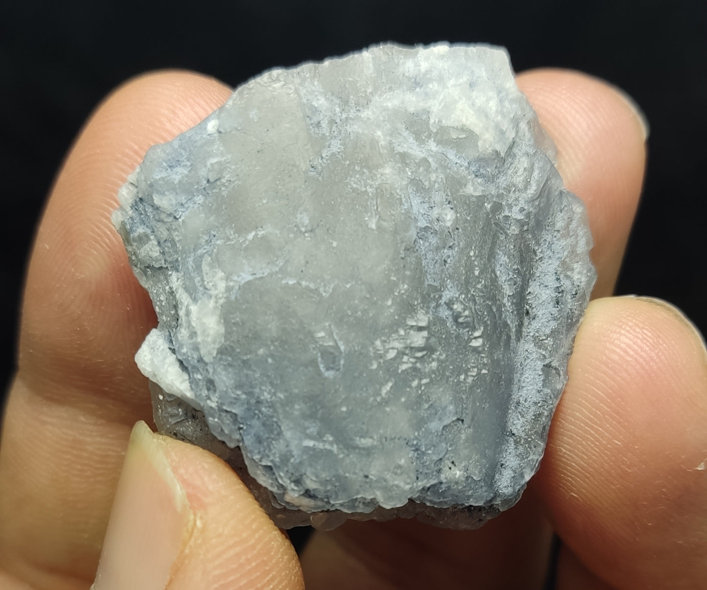 Natural Terminated Indicolite Blue Quartz Crystal 16 grams