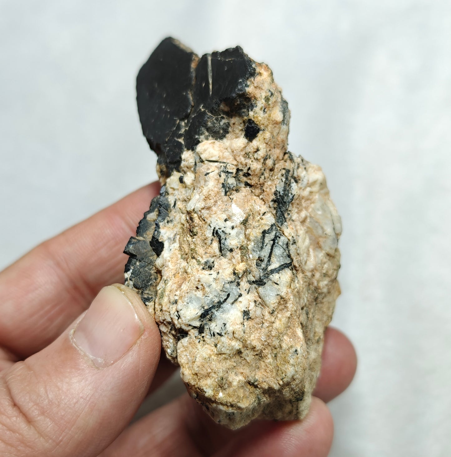 Natural hematite on matrix with some aegirine inclusions 141 grams