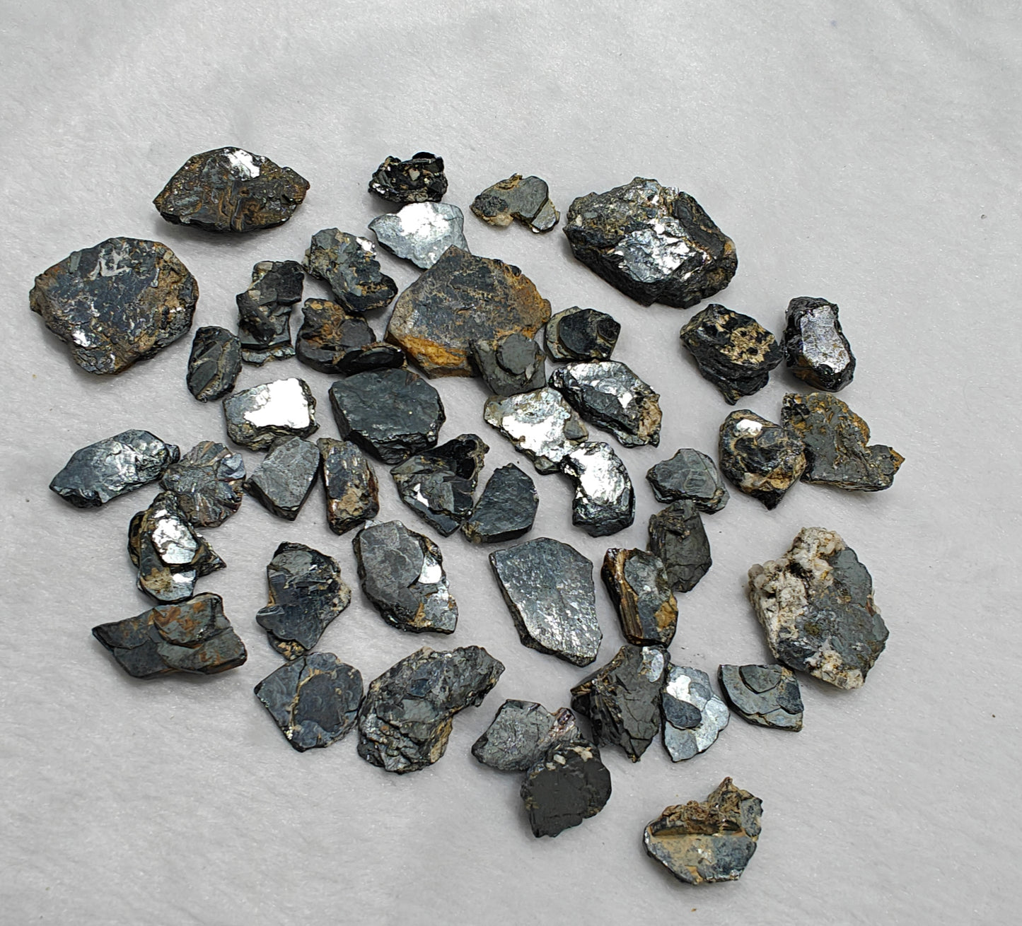 Natural Hematite crystals lot 220 grams