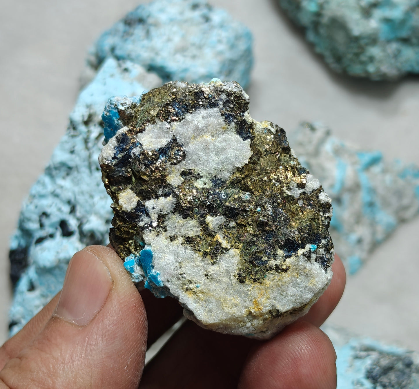Lot of Natural turquoise 1 kg