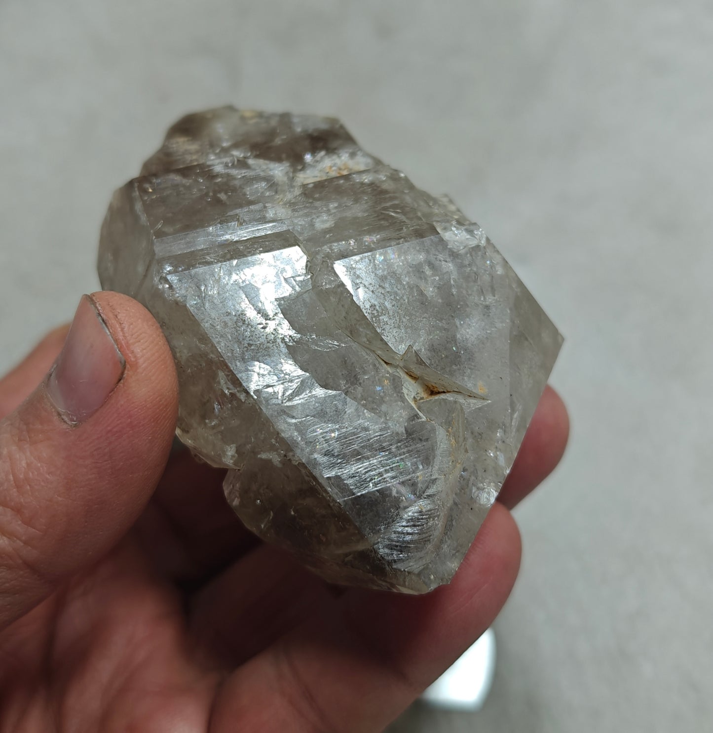 Double terminated fenster Quartz Crystal 254 grams