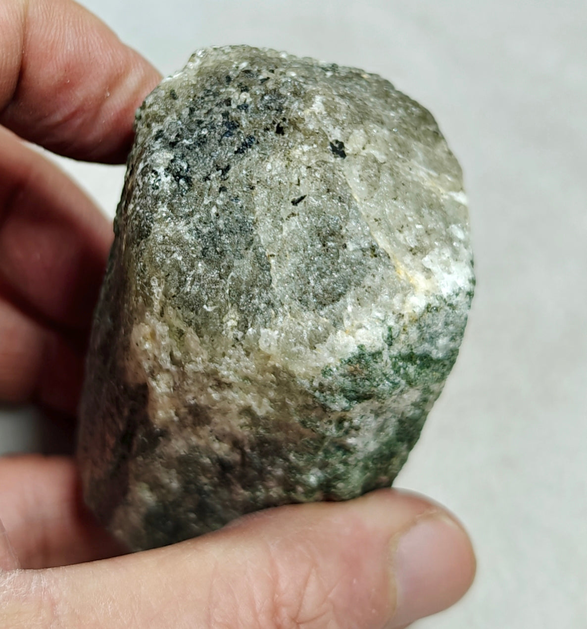 Scapolite crystal with associated epidote 253 grams