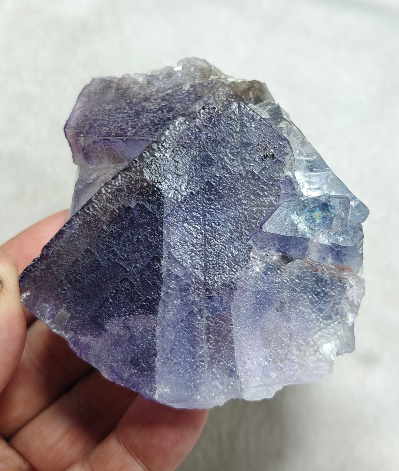 Natural purple Fluorite 289 grams