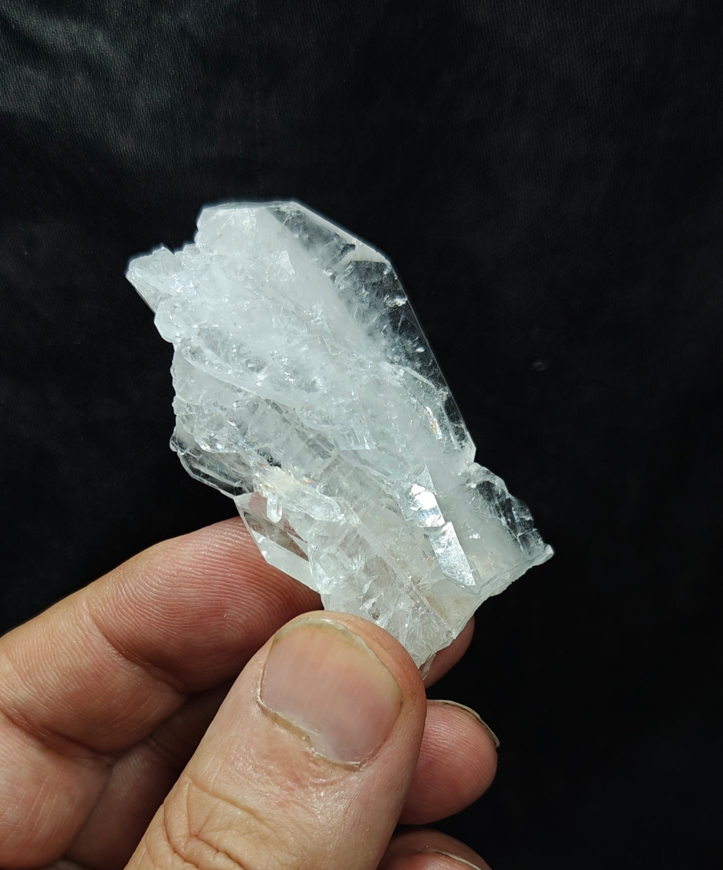 Faden Quartz crystals specimen 44 grams