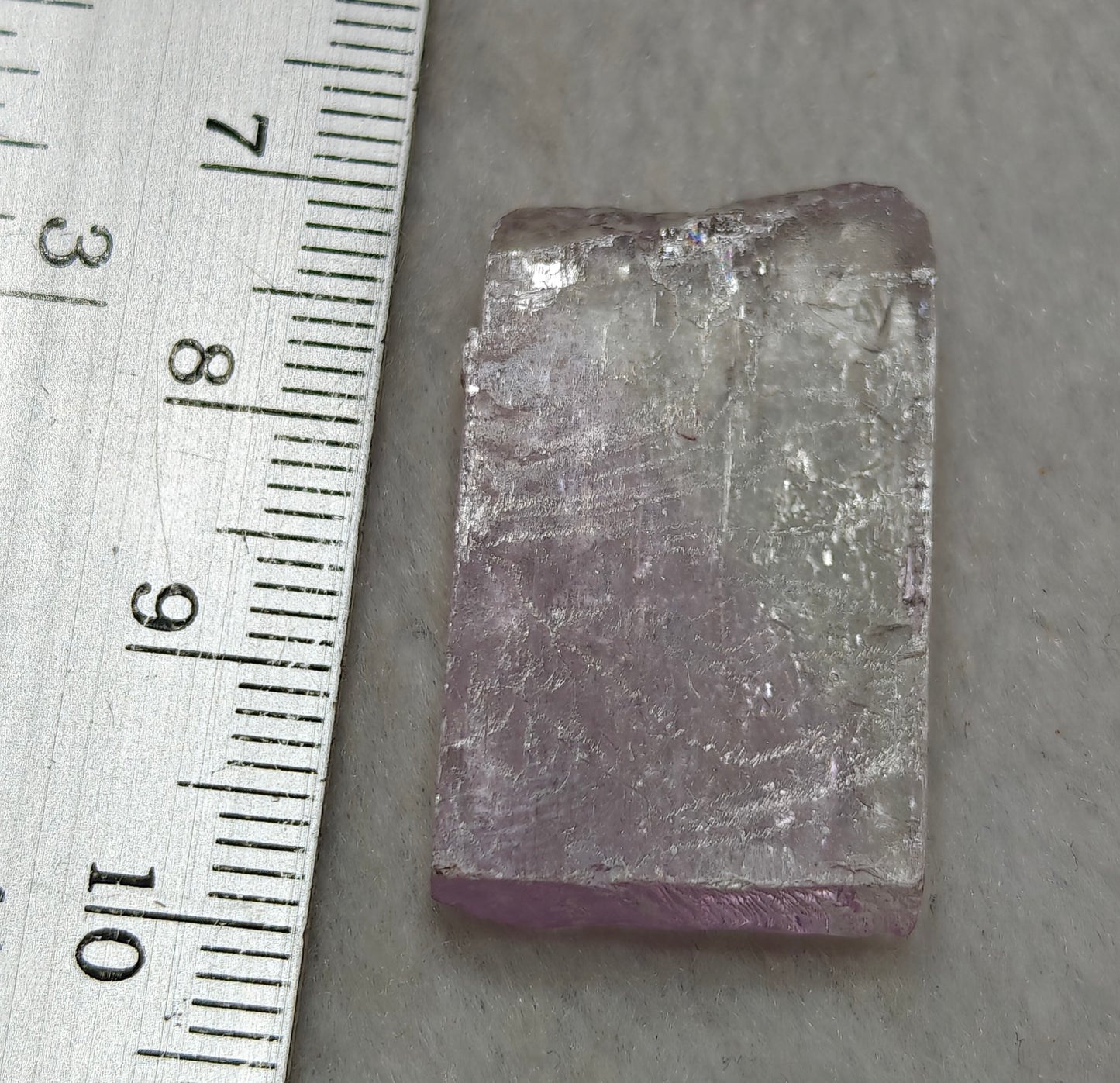 Rocks Gems Minerals Crystals Stones: Terminated bicolor crystal of specimen spodumene kunzite 8.9 grams