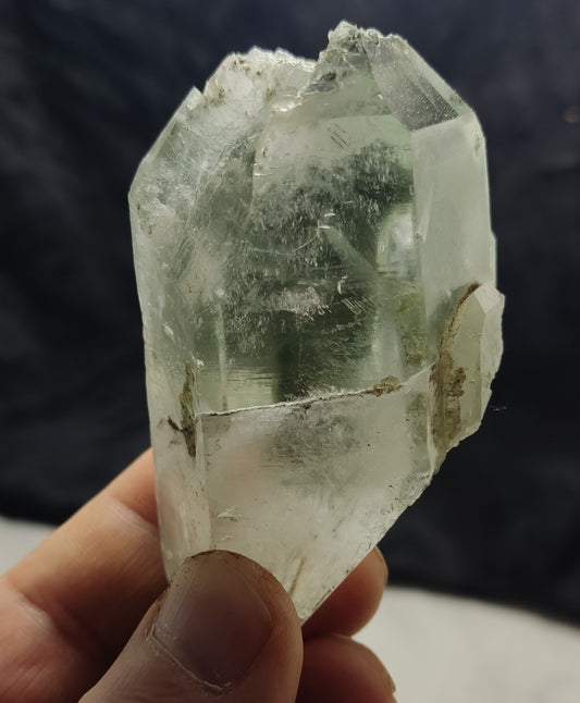 Natural Chlorite Quartz Crystal 166 grams