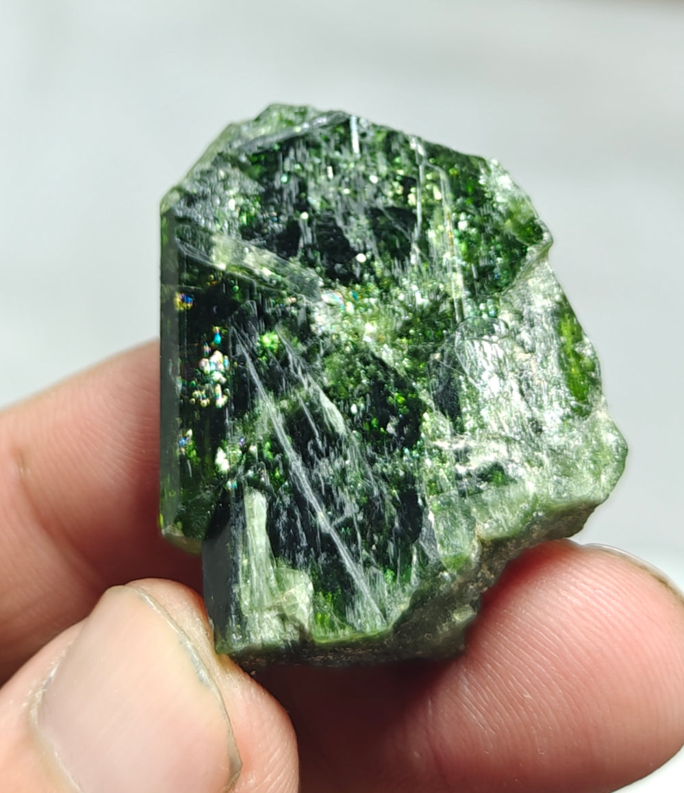 Natural Green diopside crystal 22 grams