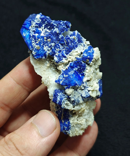 Natural Lazurite/afghanite on matrix with Pyrite 90 grams