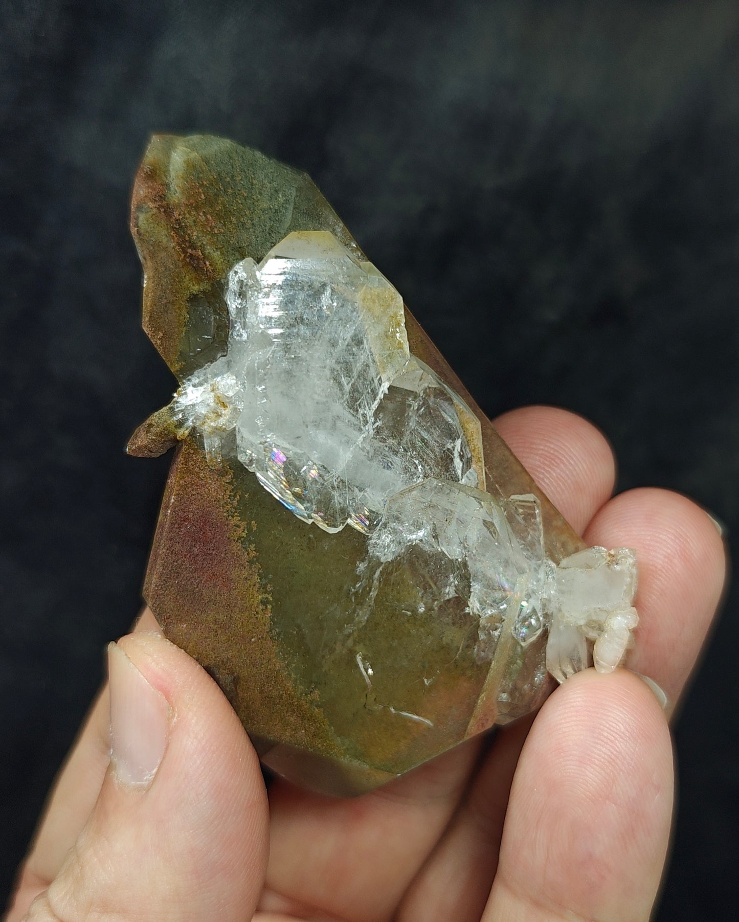 Chlorite hematite/iron quartz 56 grams