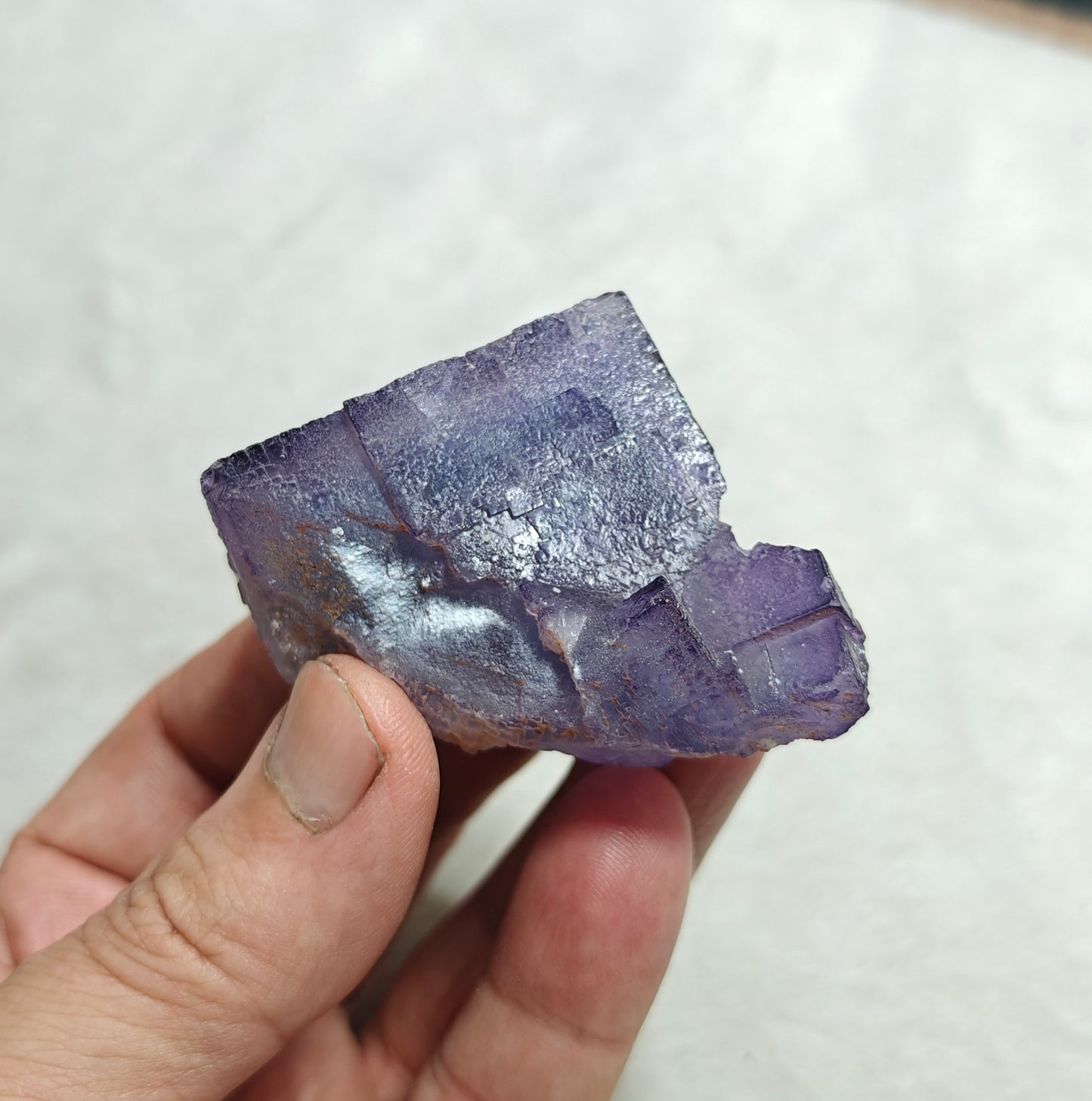 Natural Purple Fluorite Specimen 105 grams