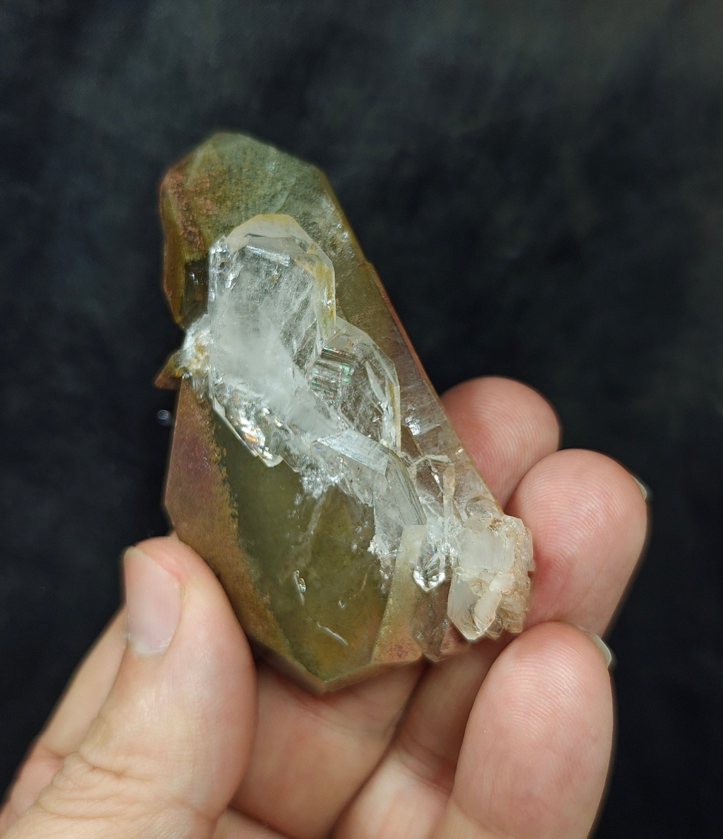 Chlorite hematite/iron quartz 56 grams
