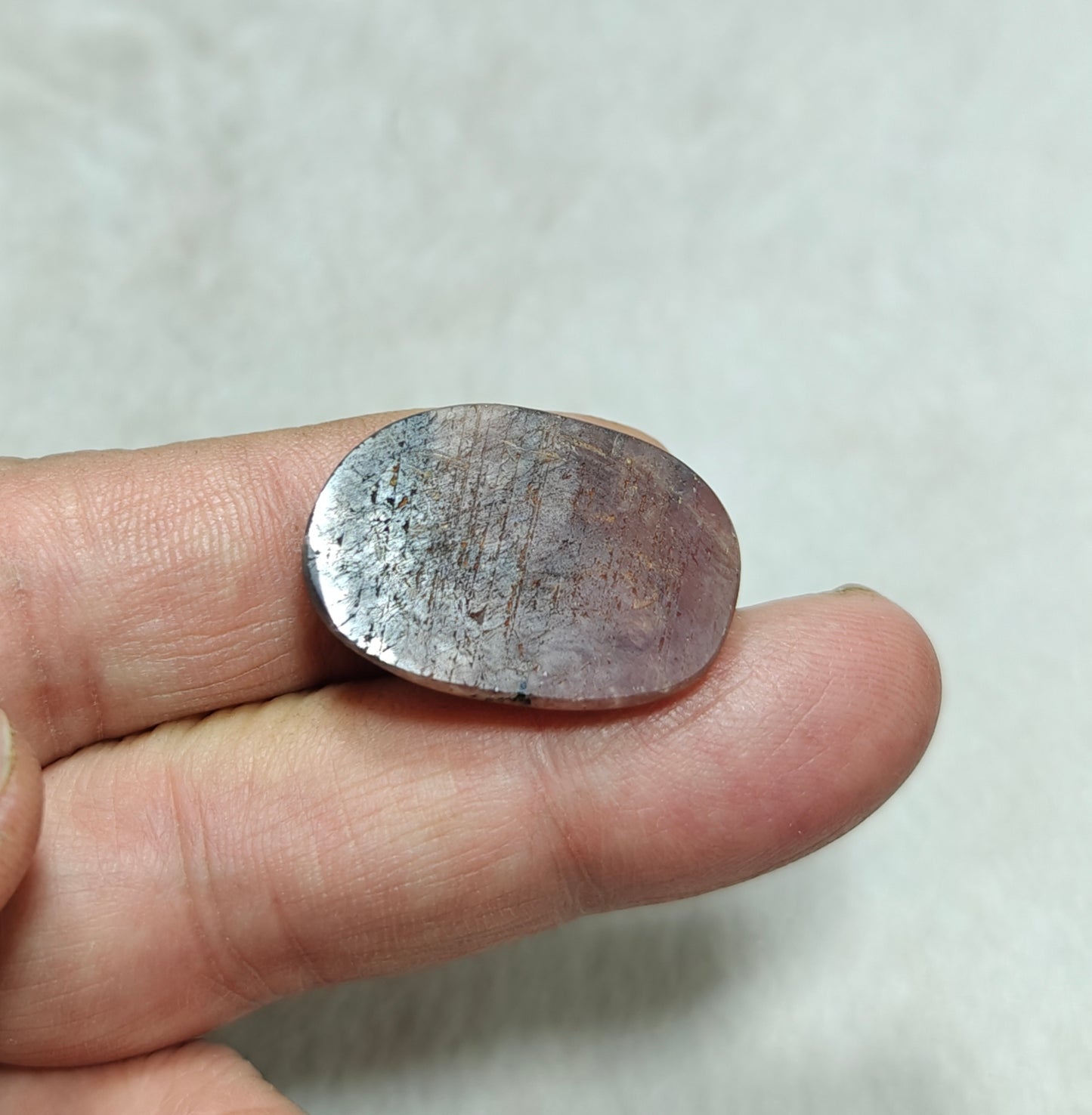 Single beautiful rose cut sapphire gem 42 carats