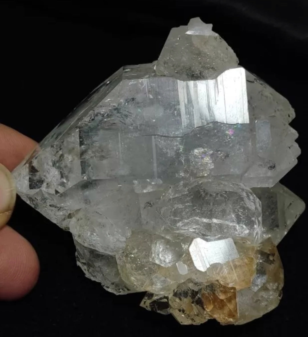 Very Aesthetic Gwindel Quartz Crystal Fully Terminated  245 grams