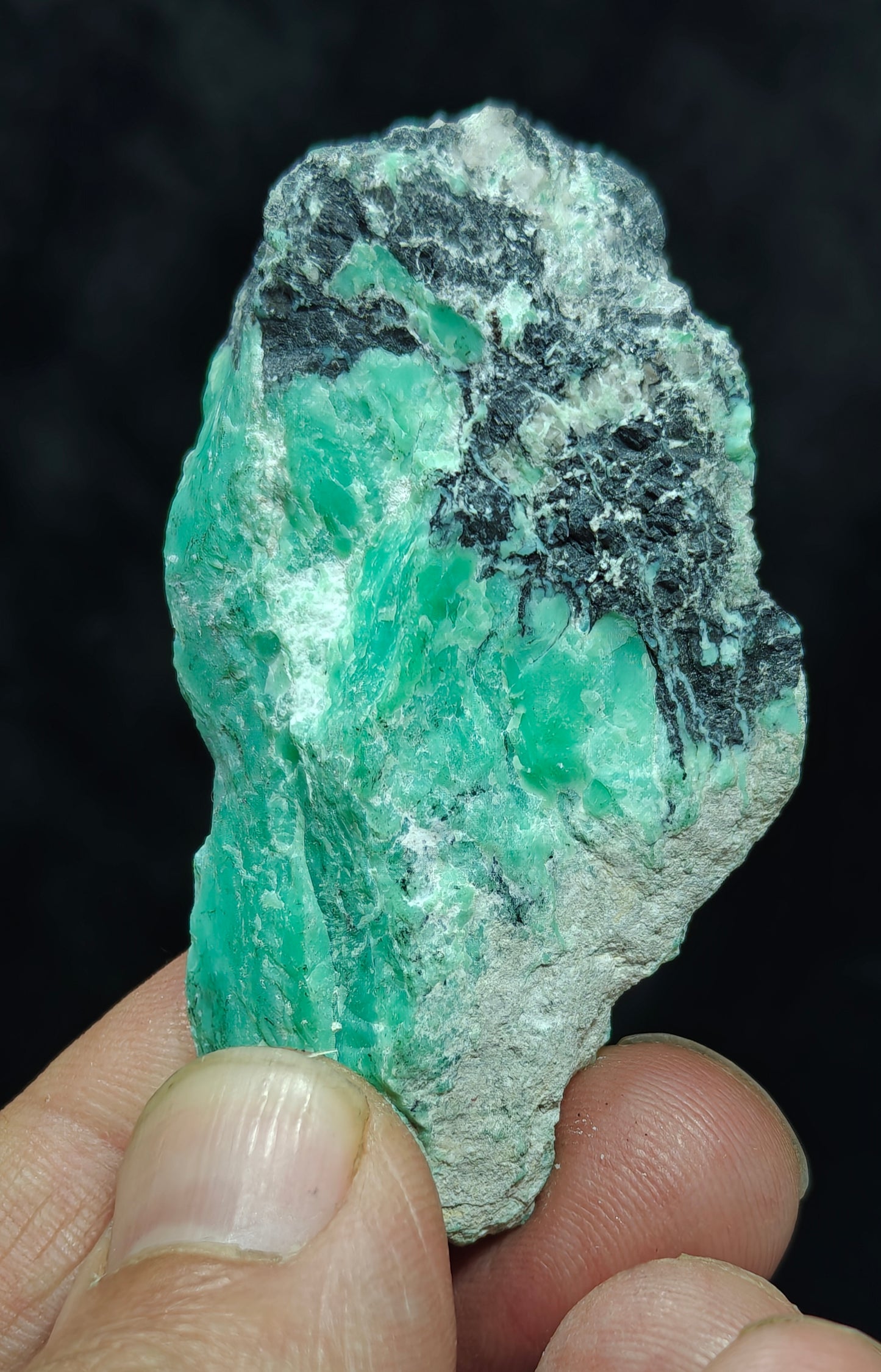 Natural green variscite chunk 48 grams