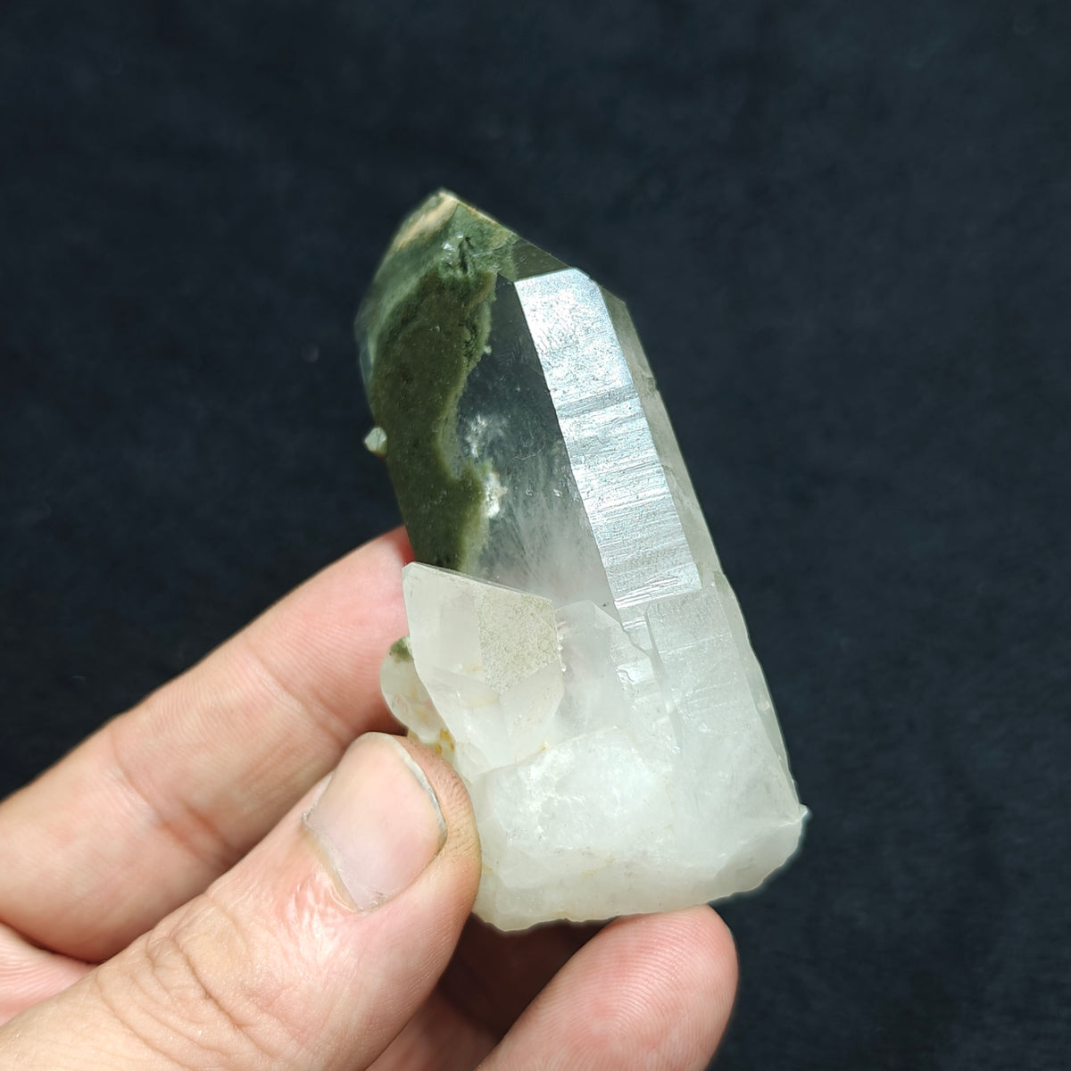 Natural Chlorite Quartz 96 gram