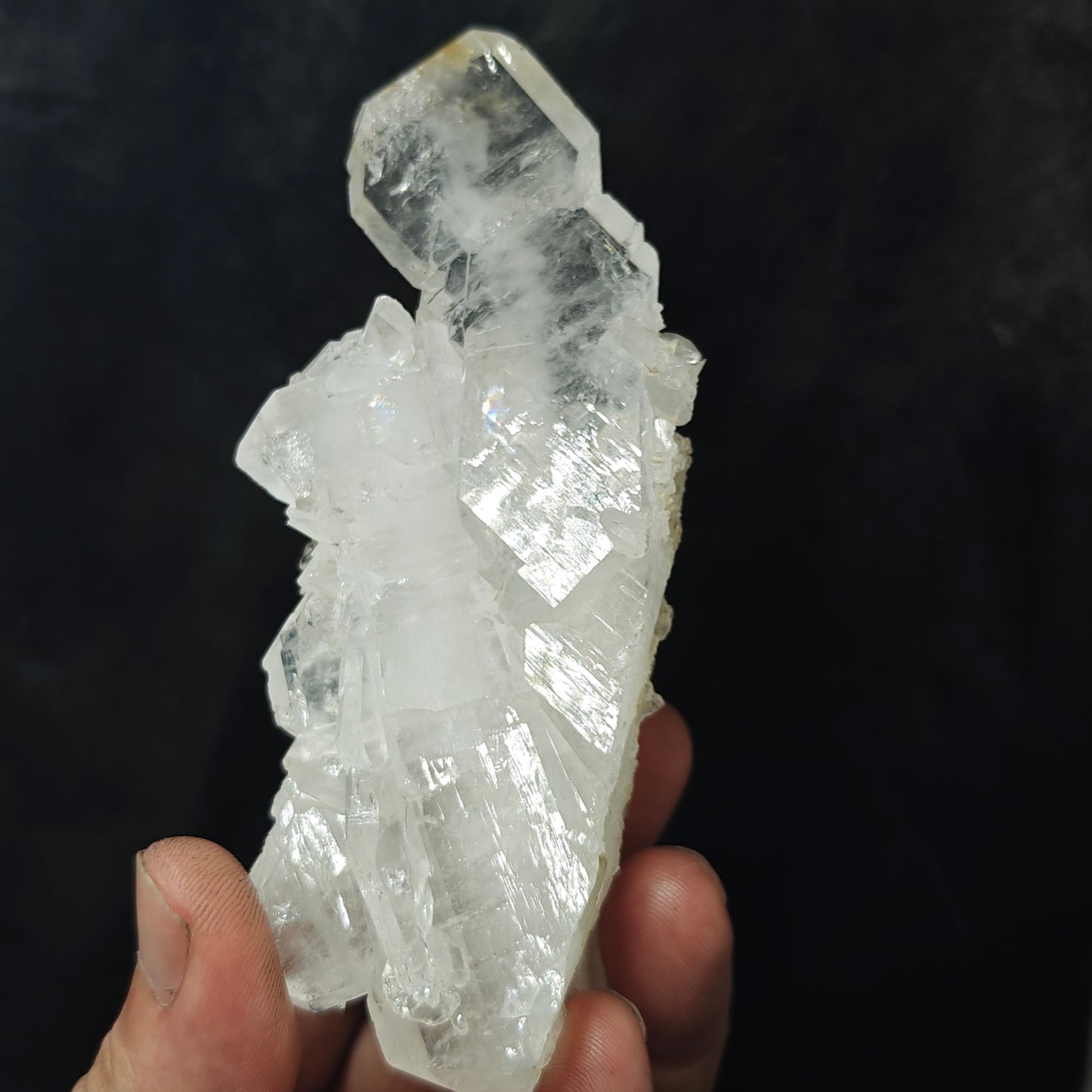 Natural Faden Quartz Crystal 184 grams