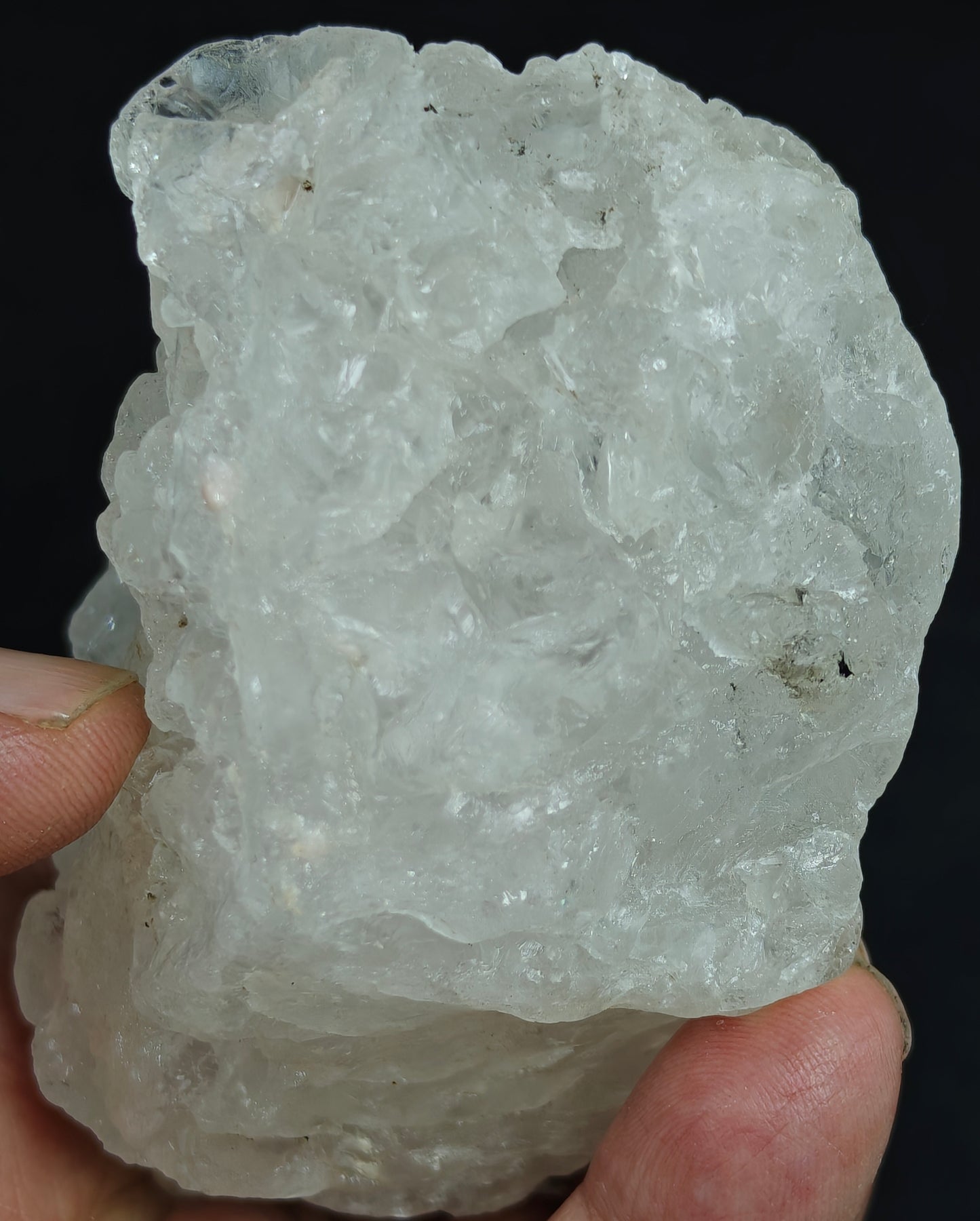 Natural etched pollucite 402 grams