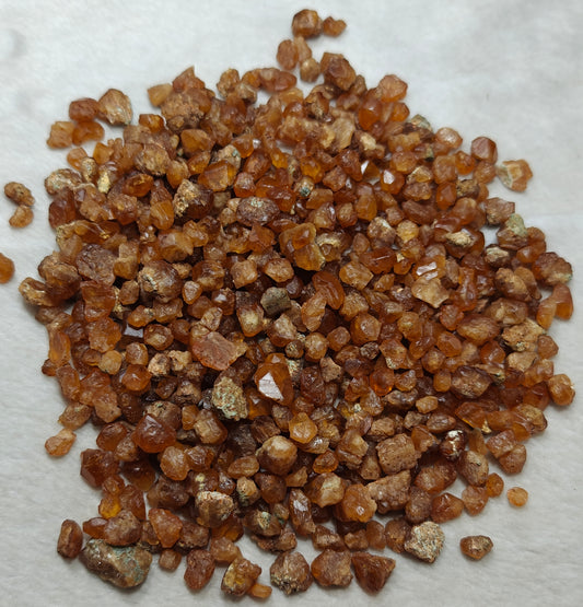 Natural grossular garnet collection 400 grams
