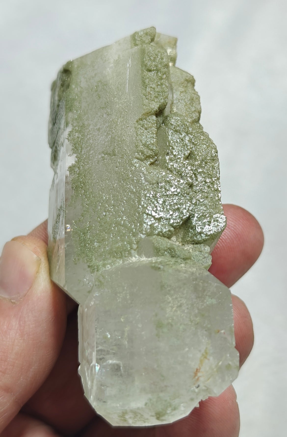 Faden/Chlorite Quartz Crystal 127 grams