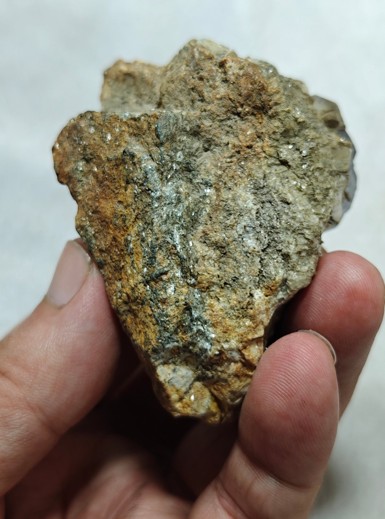 Double terminated Fluorite crystals on matrix with muscovite and goshenite 183 grams