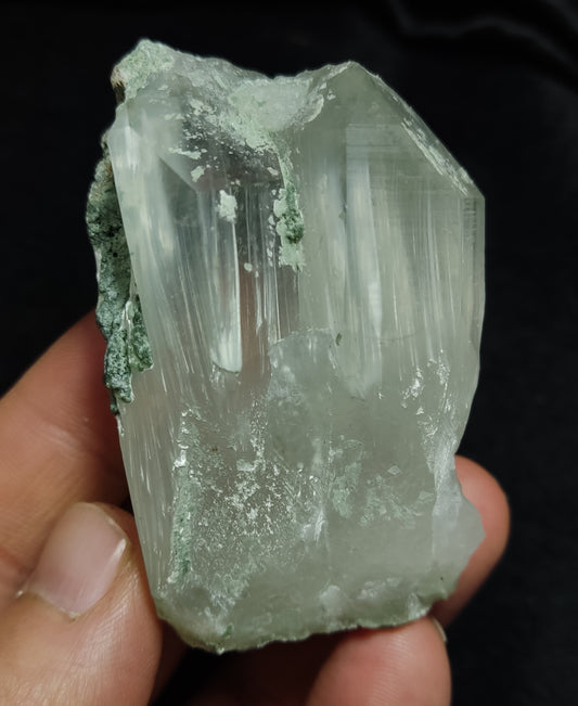 Natural amphibole Twin quartz 130 grams