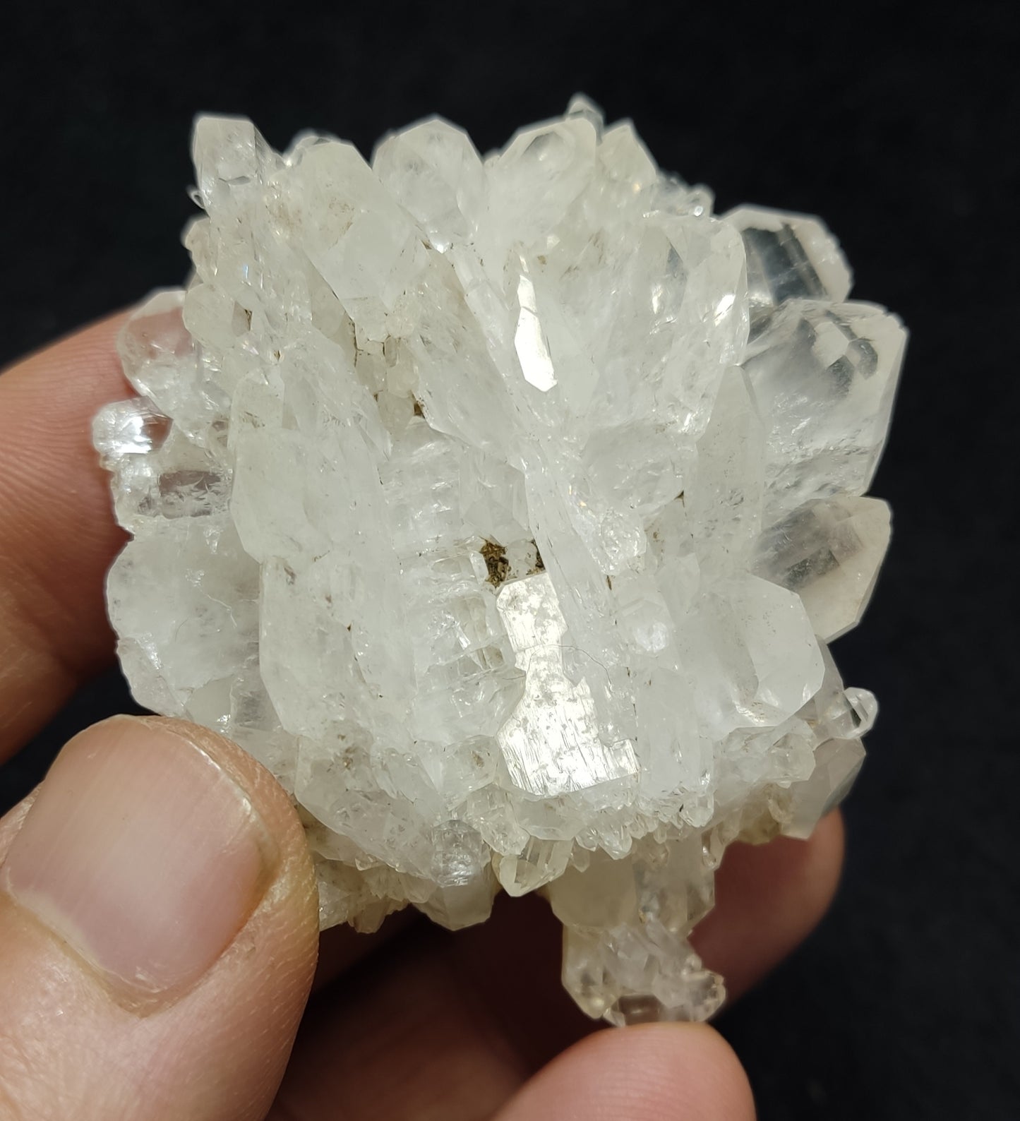 Natural faden quartz cluster 62 grams