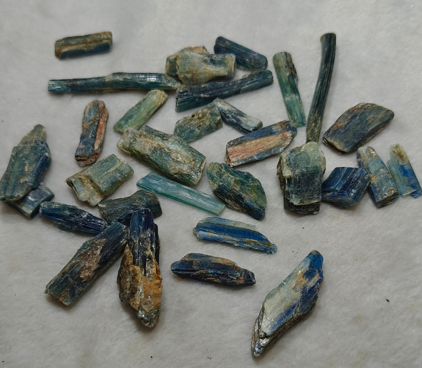 Natural kyanite crystals collection 150 grams