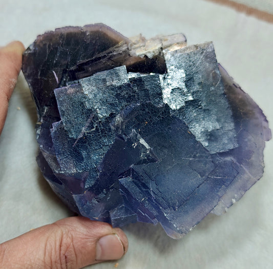 Purple Fluorite with Blue zoning 1050 grams