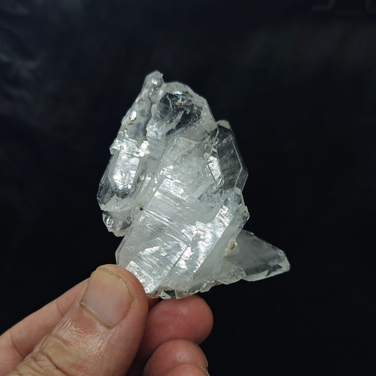 Natural Faden Quartz Crystal 59 grams
