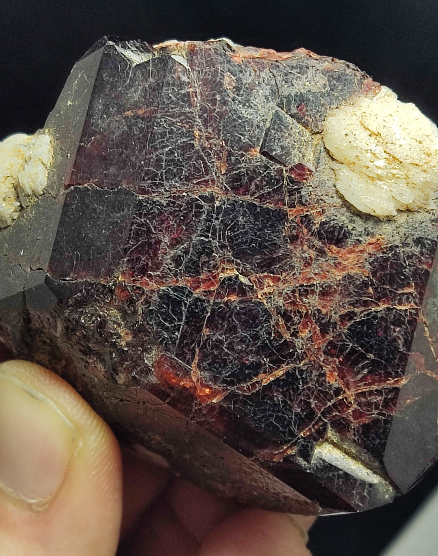Natural Garnets Specimen variety spessartine/almandine 115 grams