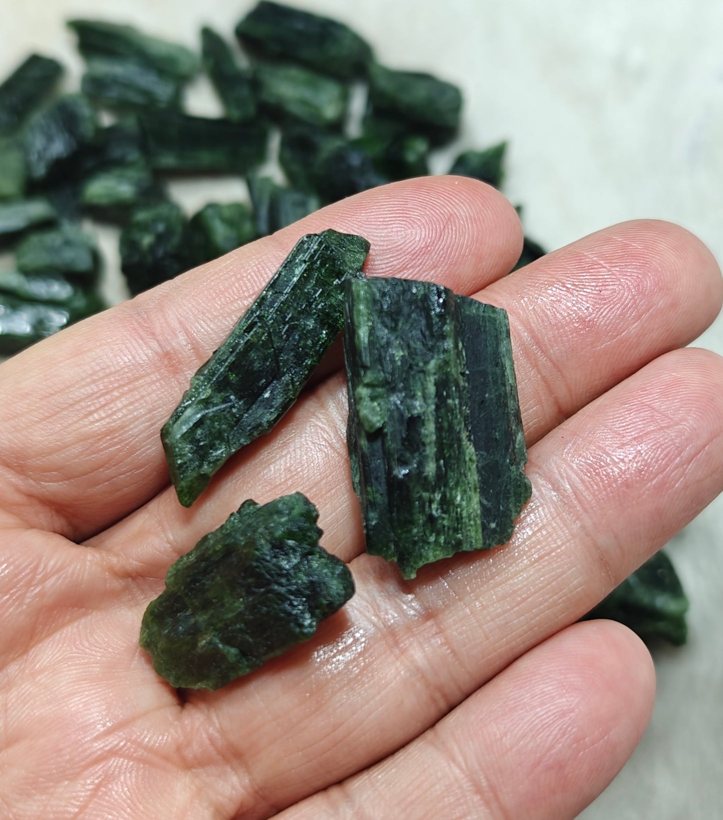 Natural diopside crystals 500 grams