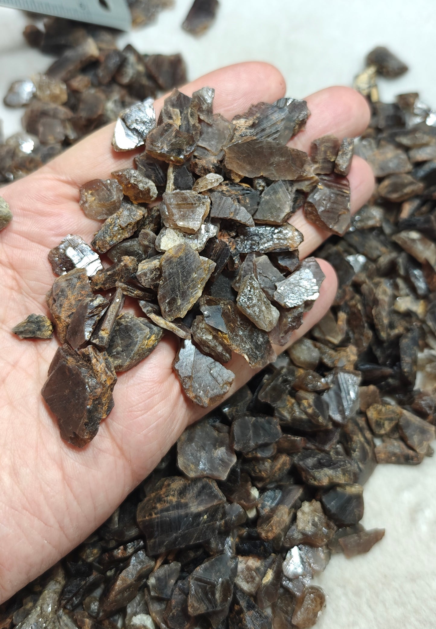 Natural axinite crystals 700 grams